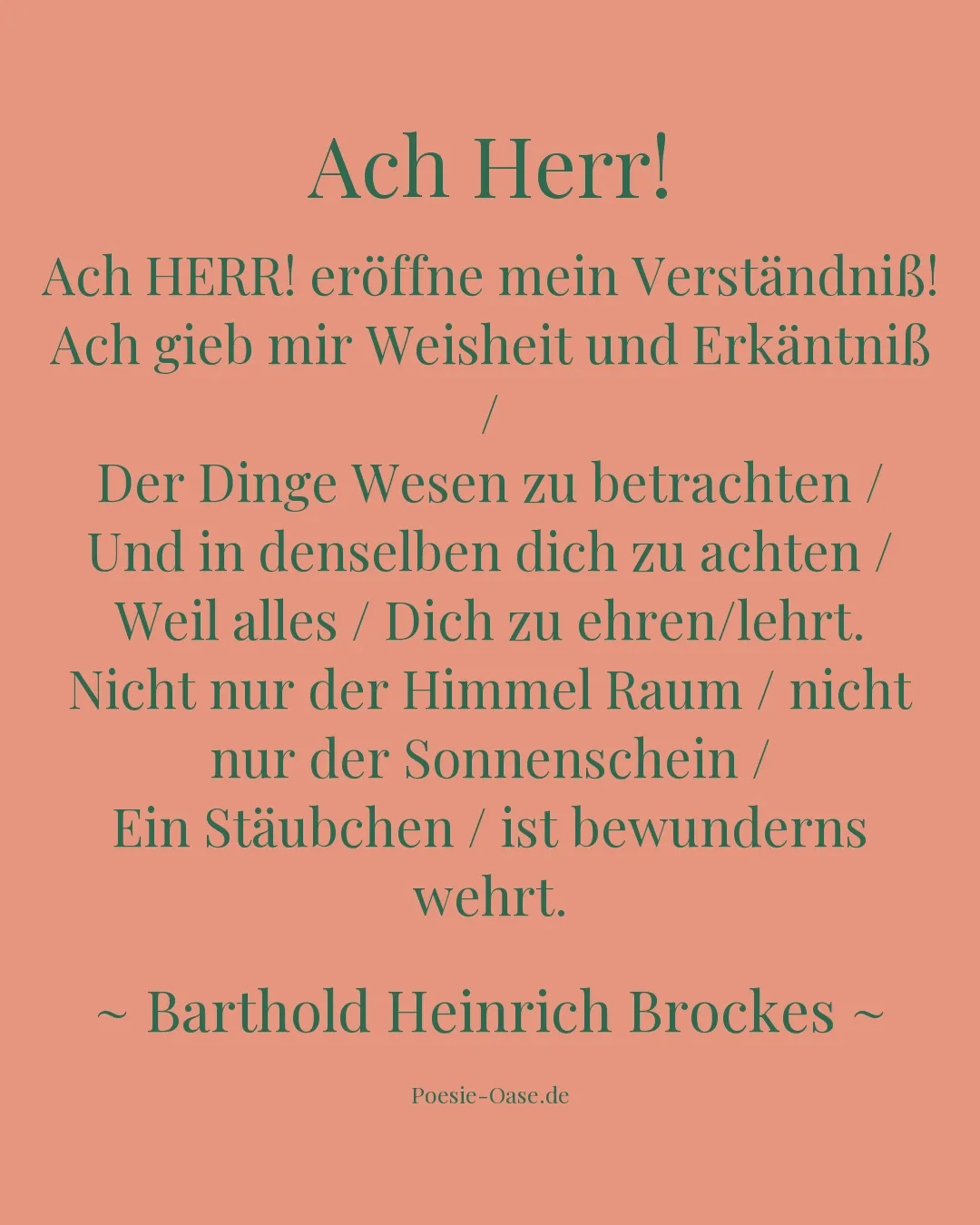 Illustration zu Ach Herr!