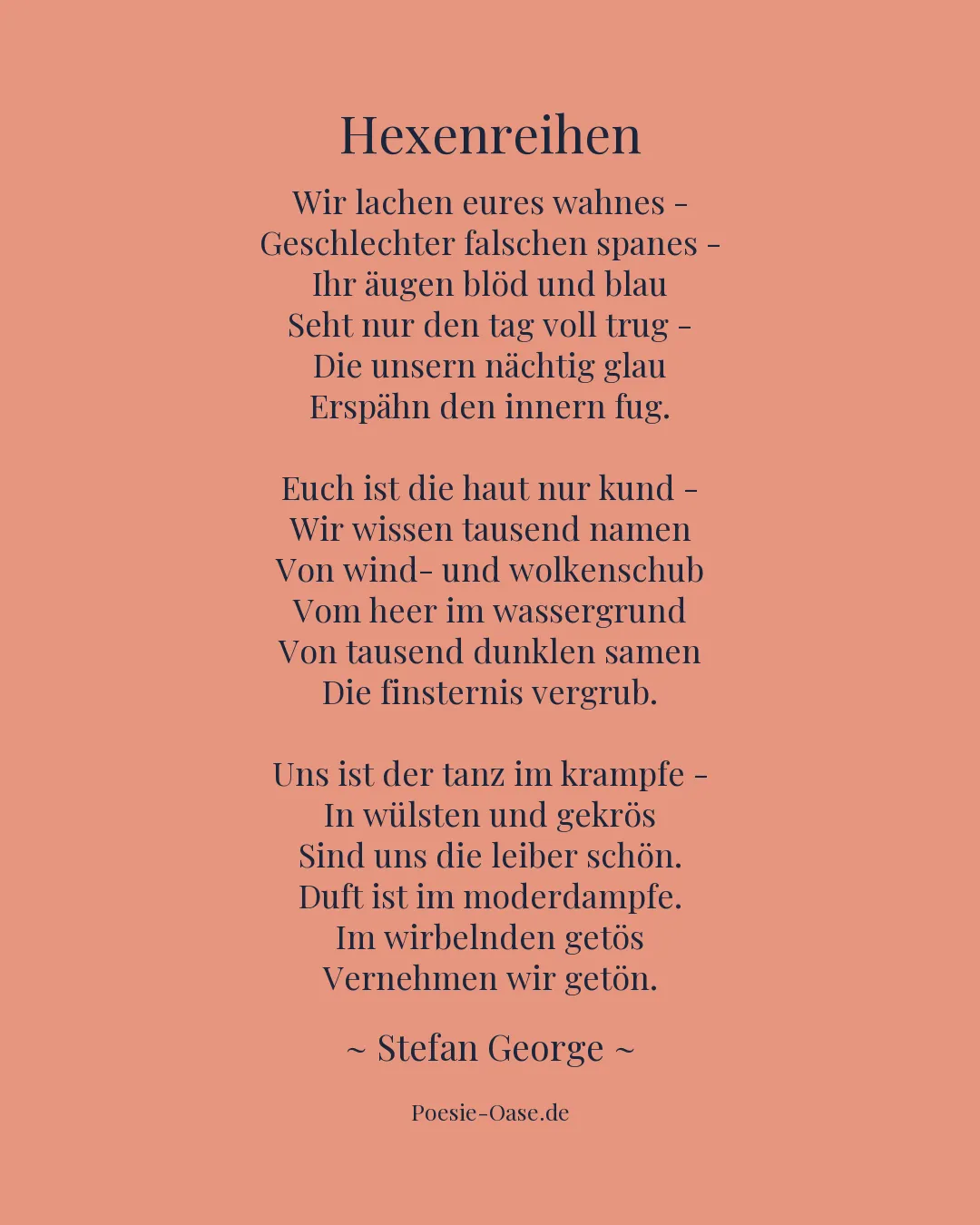 Illustration zu Hexenreihen
