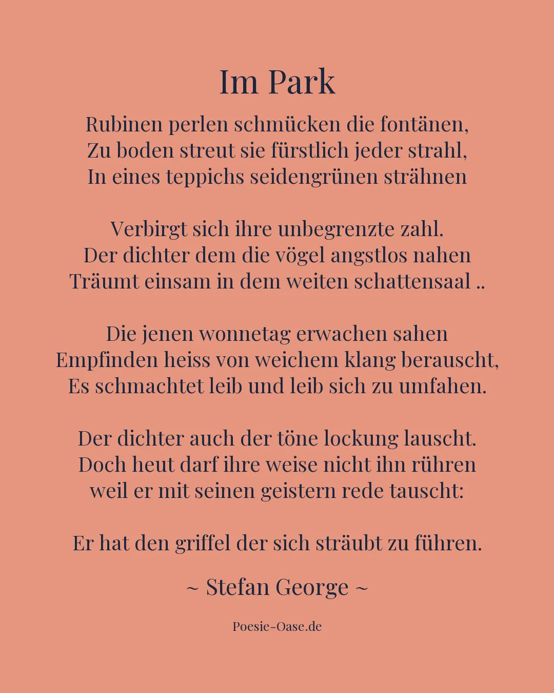 Illustration zu Im Park