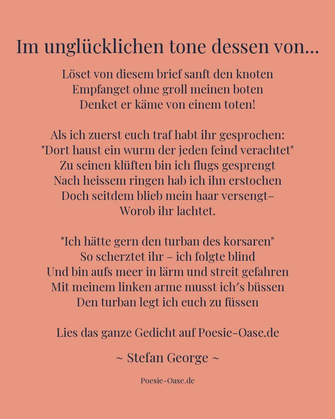 Illustration zu Im unglücklichen tone dessen von...