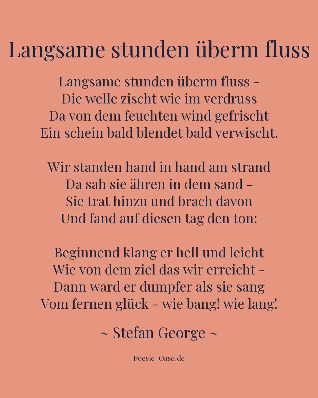 Illustration zu Langsame stunden überm fluss
