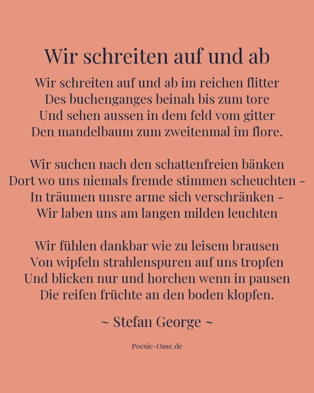 Illustration zu Wir schreiten auf und ab