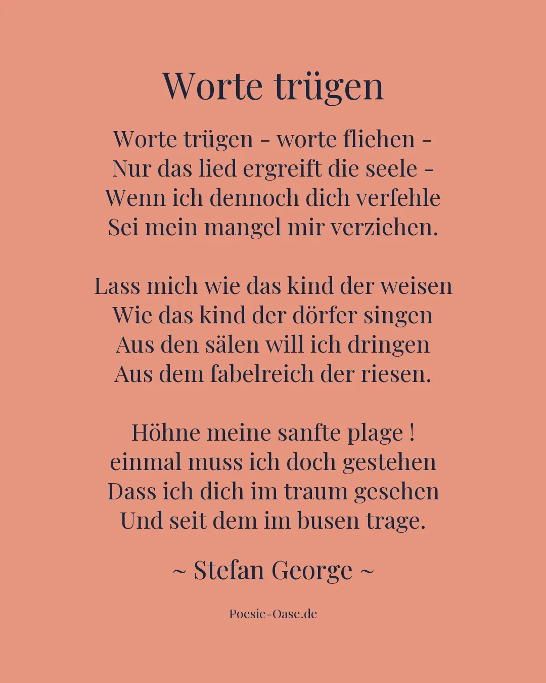Illustration zu Worte trügen