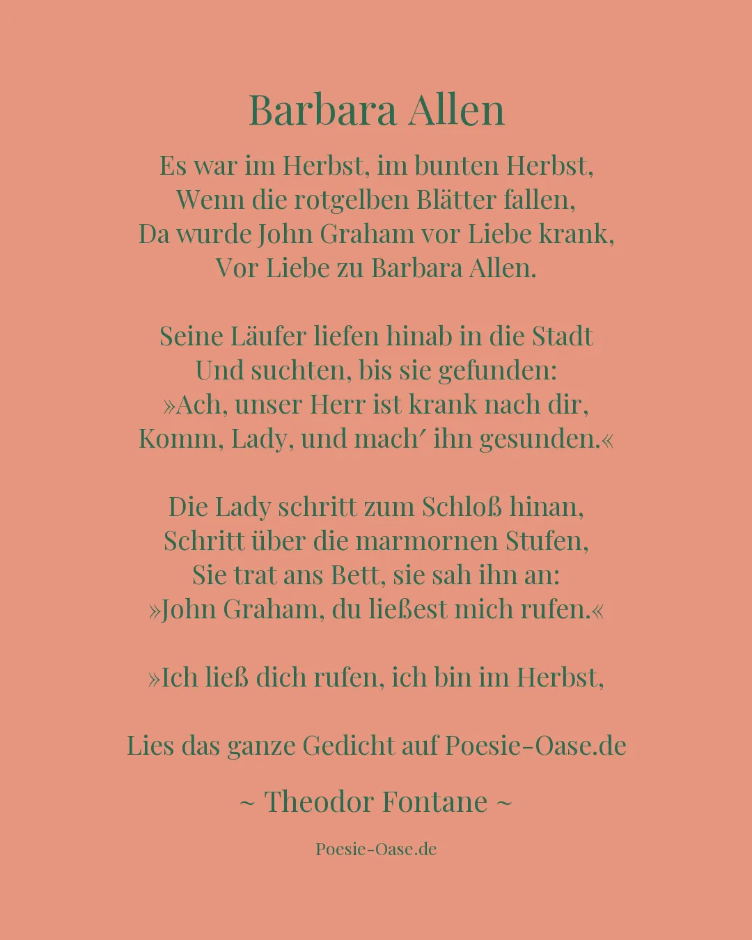 Illustration zu Barbara Allen