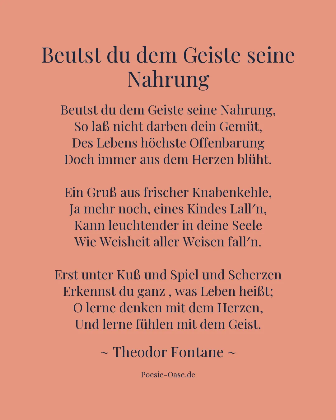 Illustration zu Beutst du dem Geiste seine Nahrung