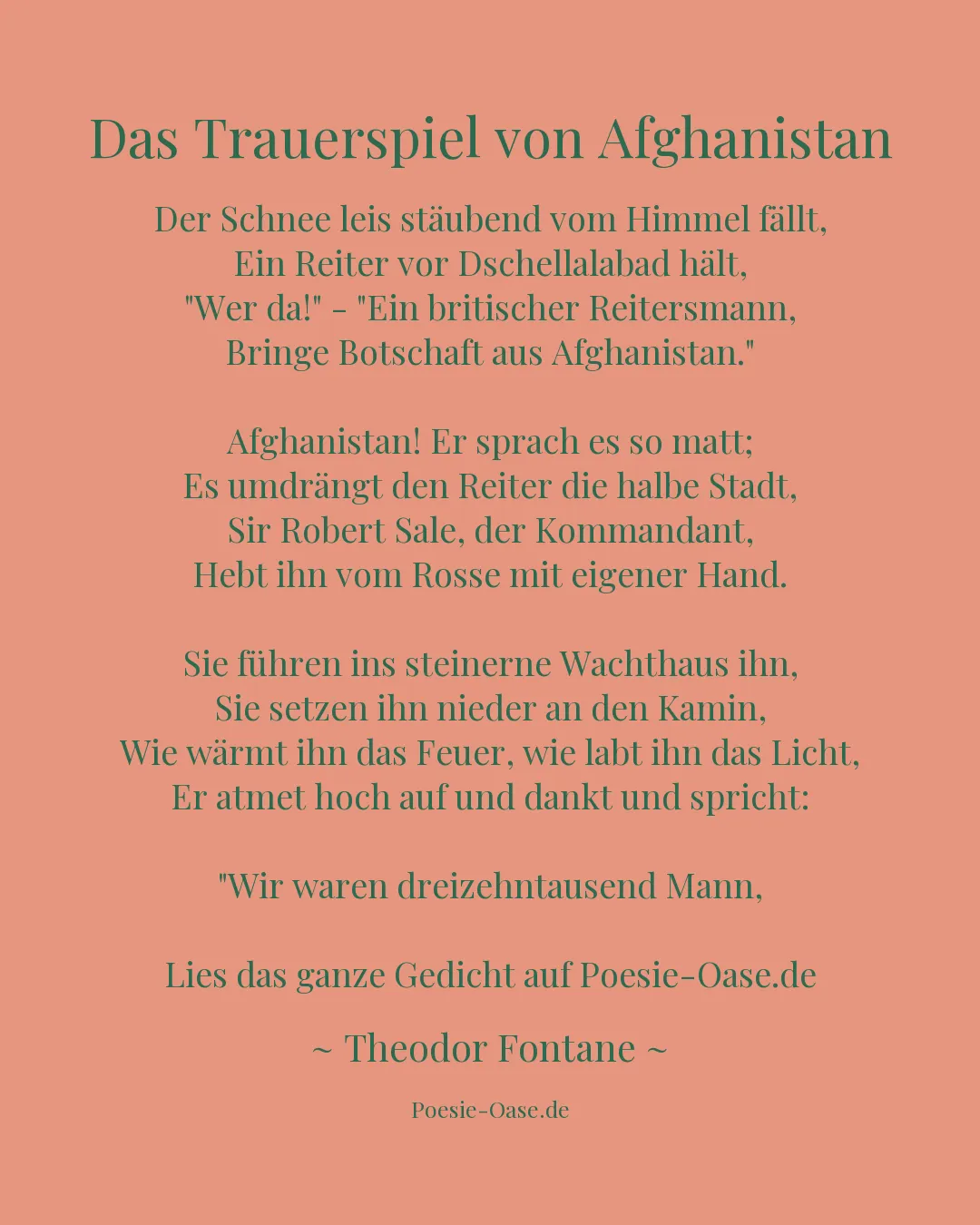 Illustration zu Das Trauerspiel von Afghanistan