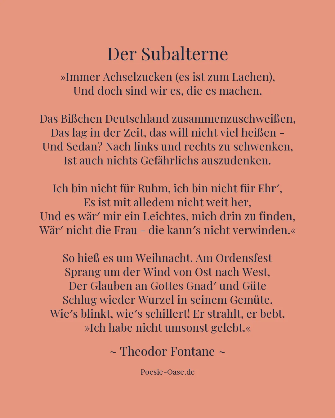 Illustration zu Der Subalterne