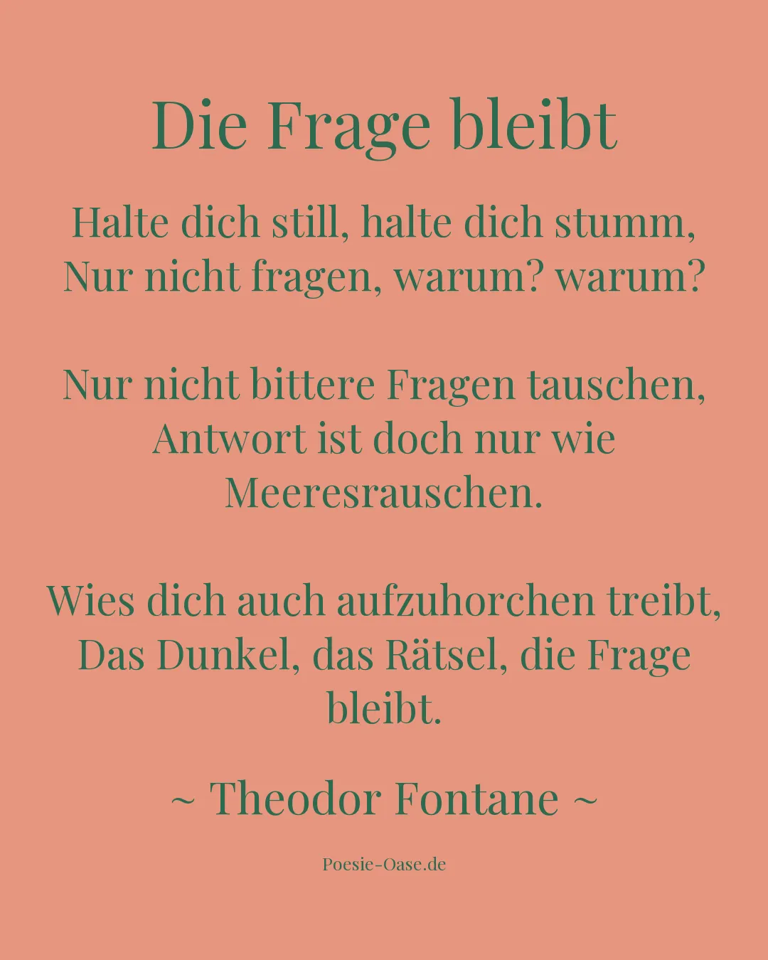 Illustration zu Die Frage bleibt
