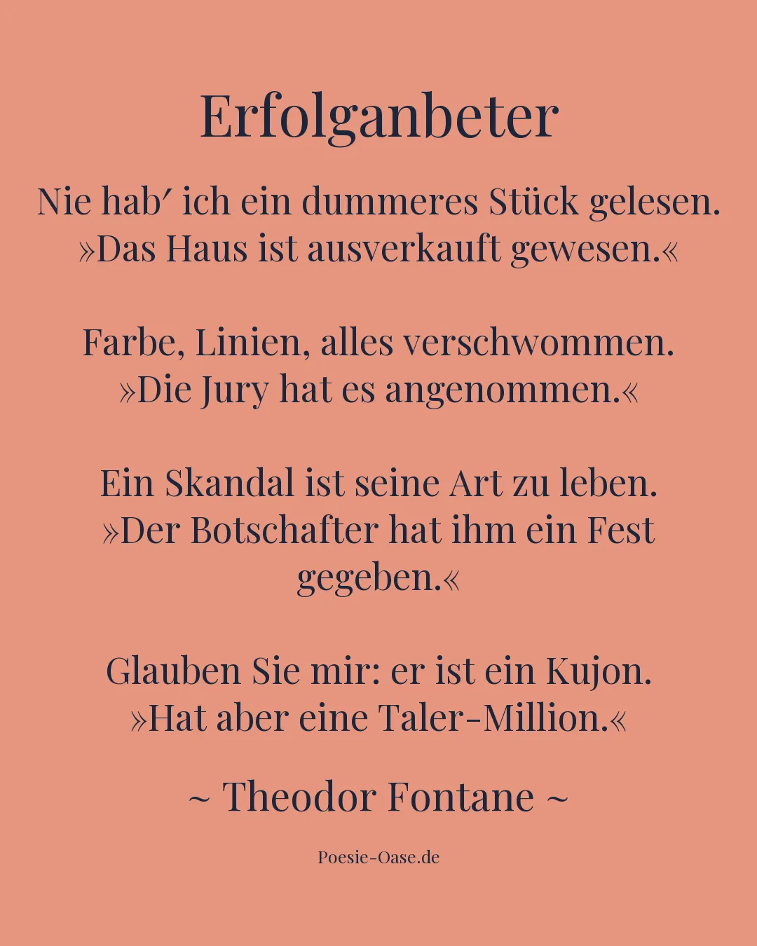 Illustration zu Erfolganbeter