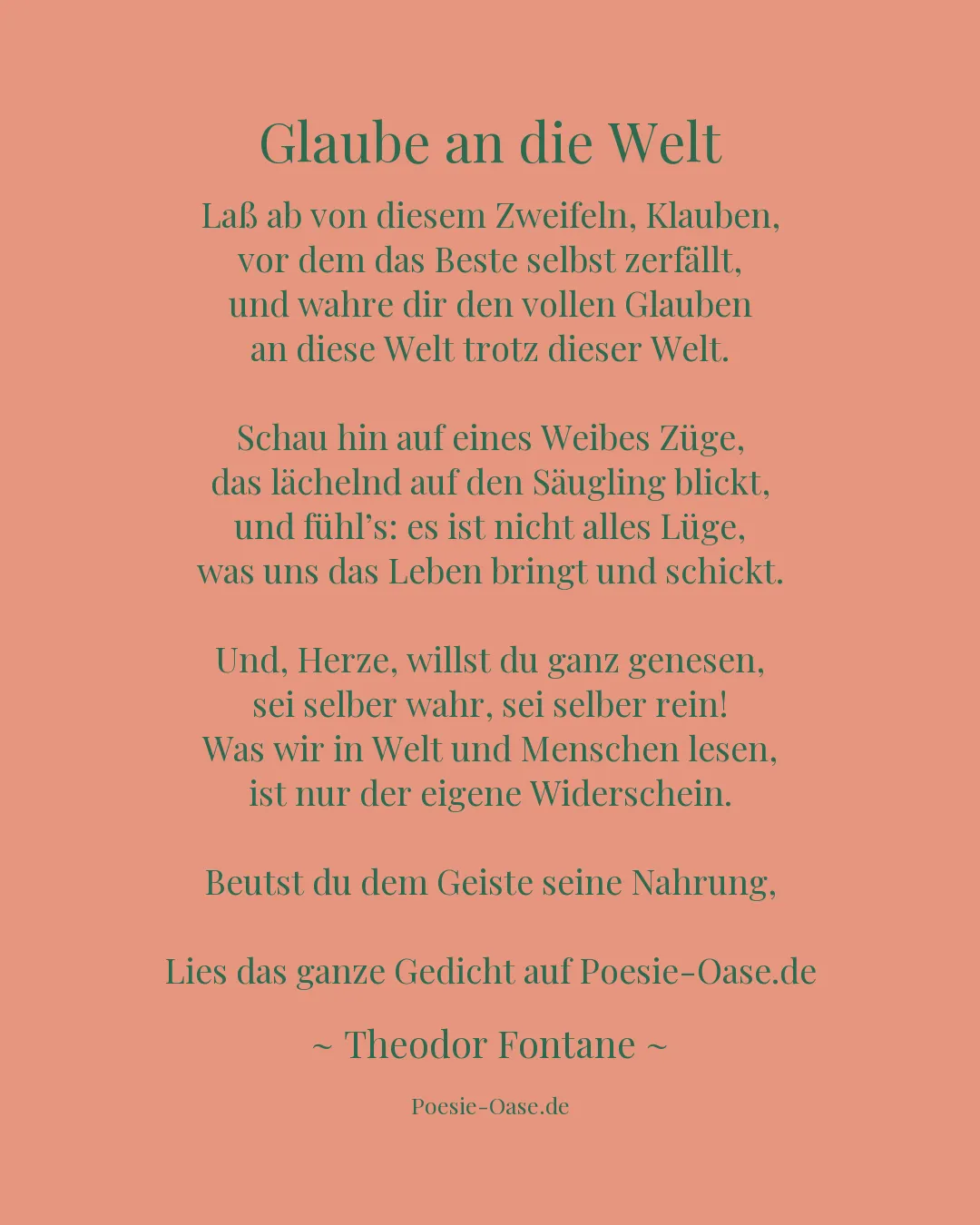 Illustration zu Glaube an die Welt