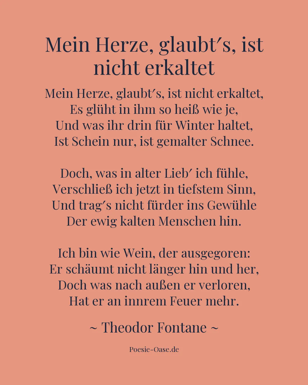 Illustration zu Mein Herze, glaubt′s, ist nicht erkaltet