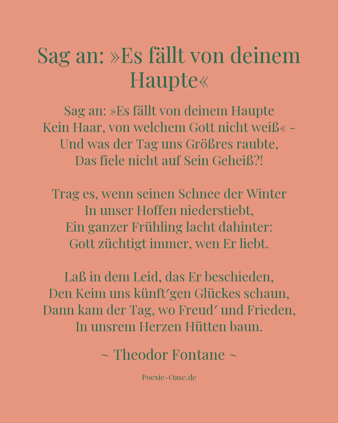 Illustration zu Sag an: »Es fällt von deinem Haupte«