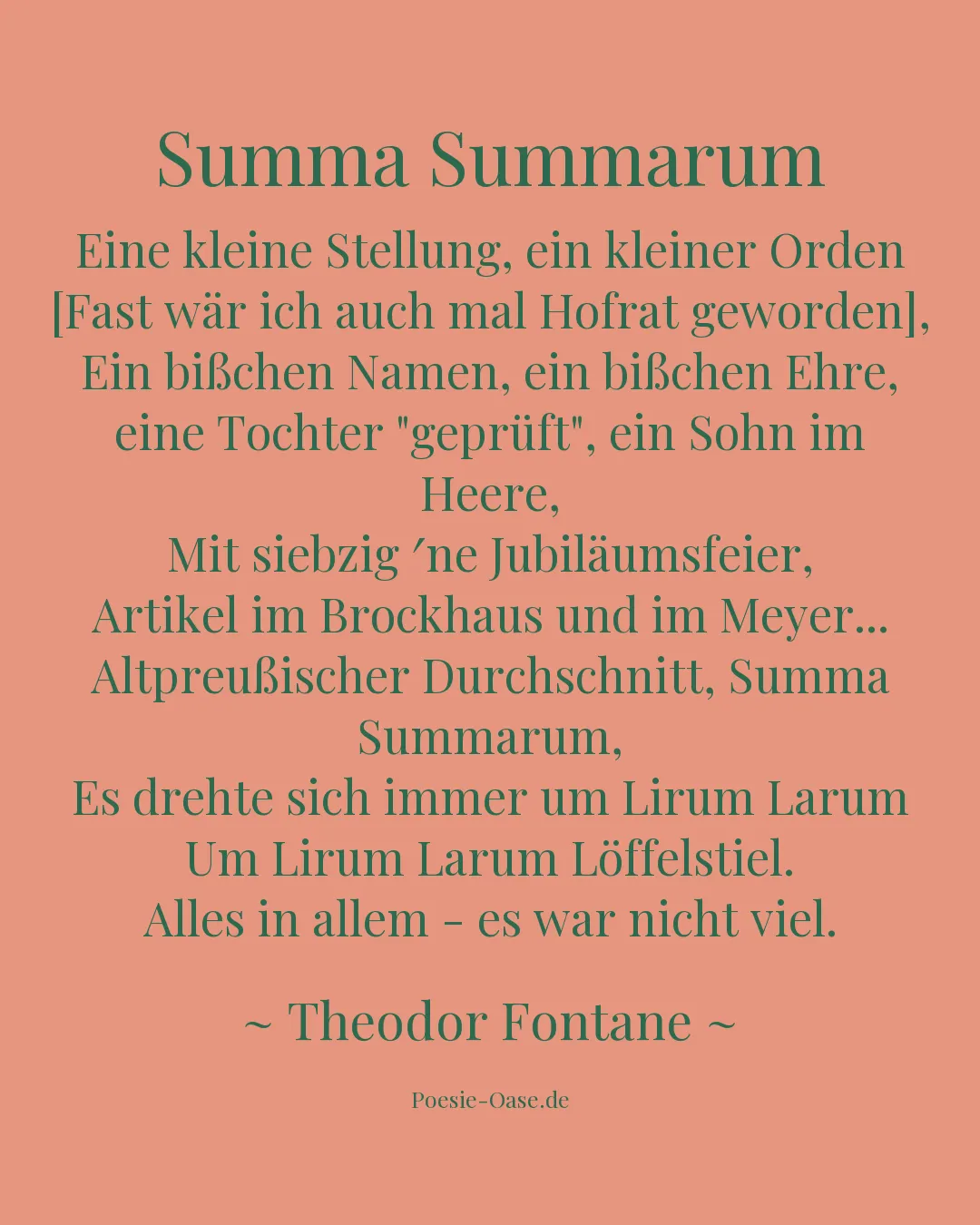 Illustration zu Summa Summarum
