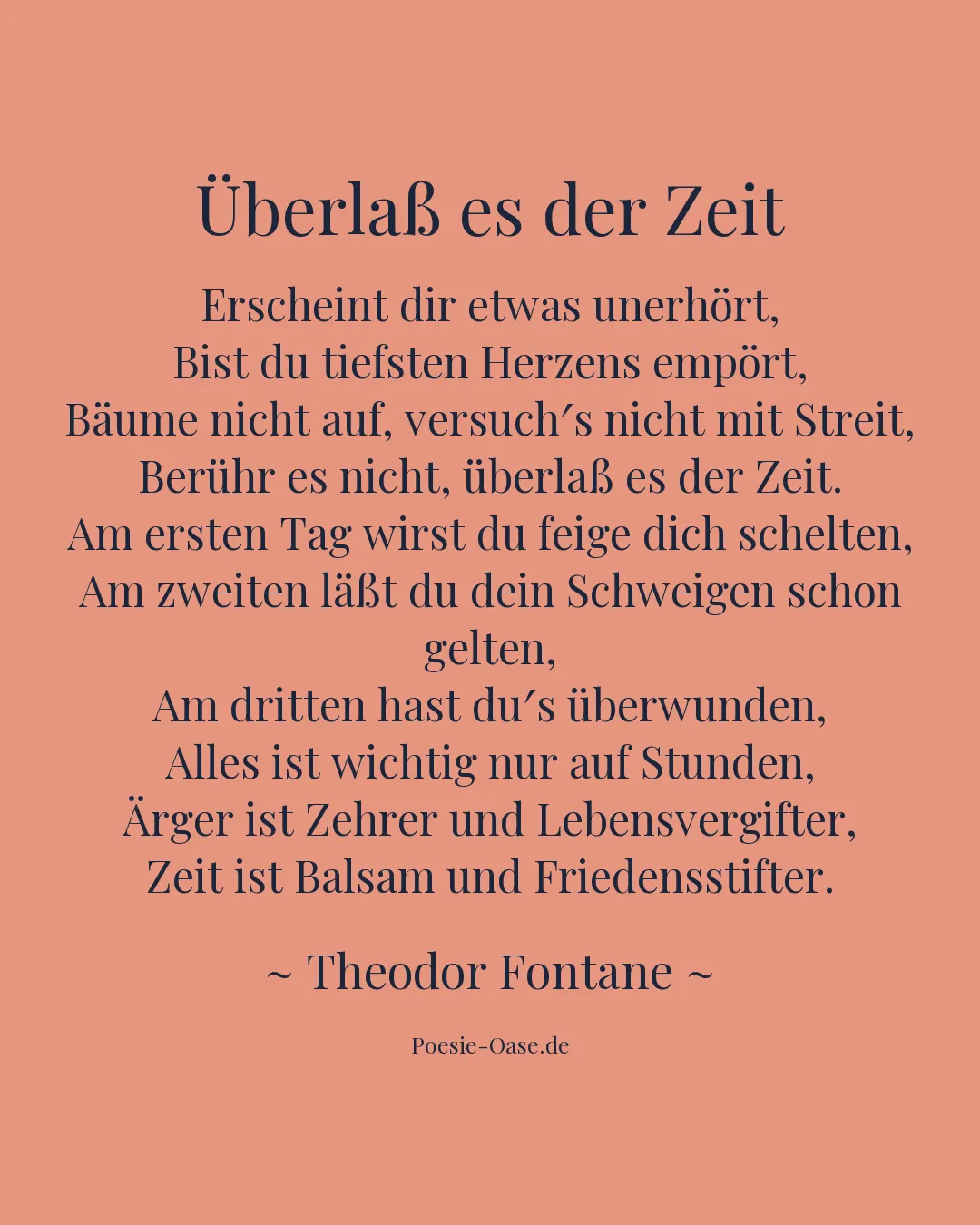 Illustration zu Überlaß es der Zeit
