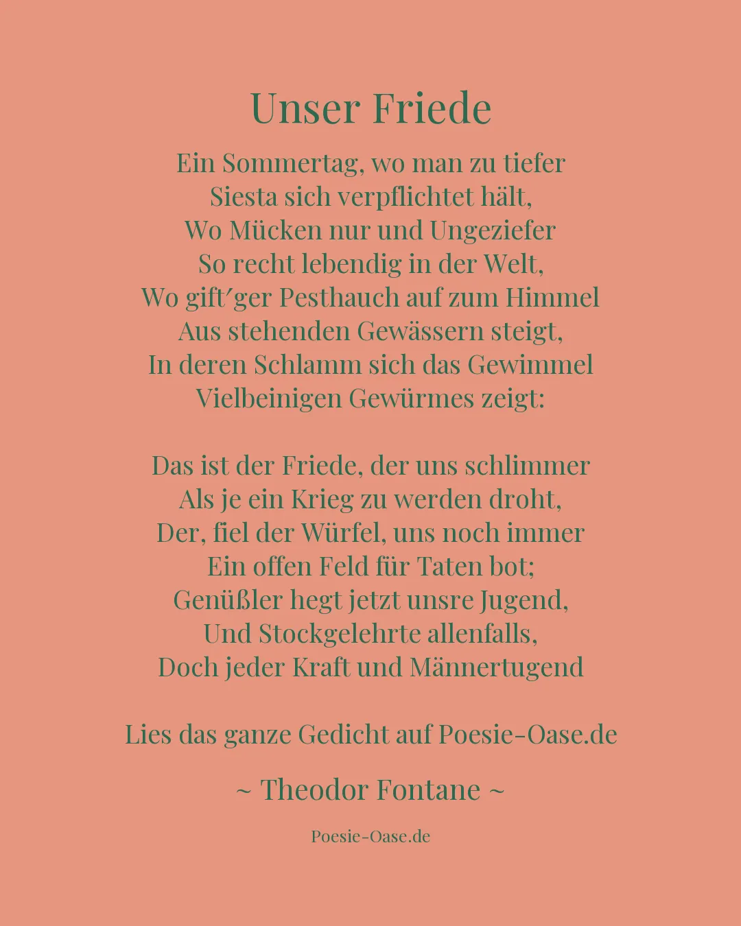 Illustration zu Unser Friede