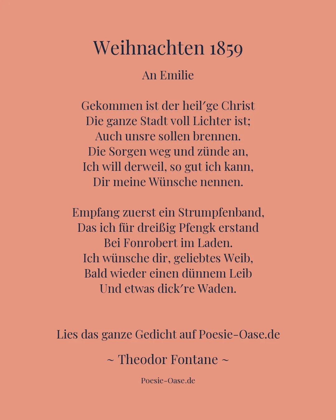 Illustration zu Weihnachten 1859