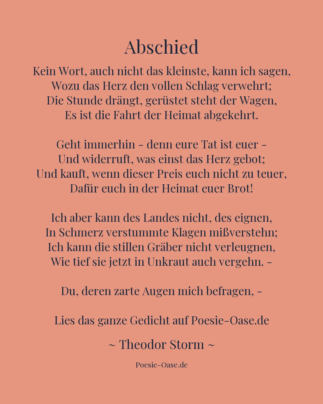 Illustration zu Abschied