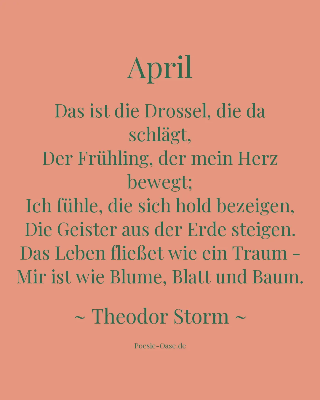 Illustration zu April