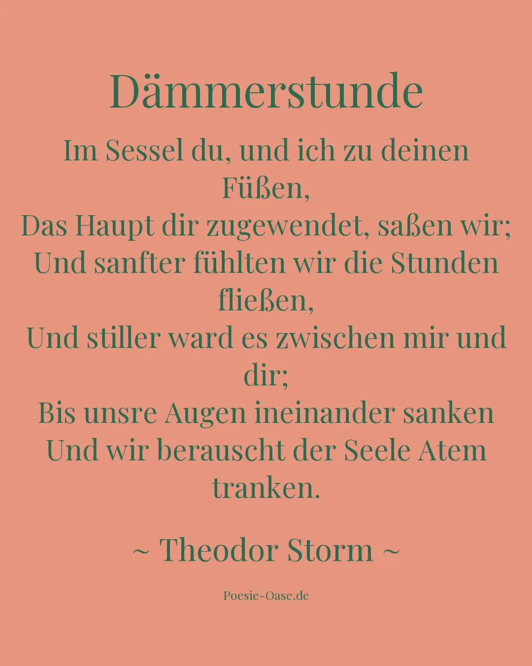 Illustration zu Dämmerstunde