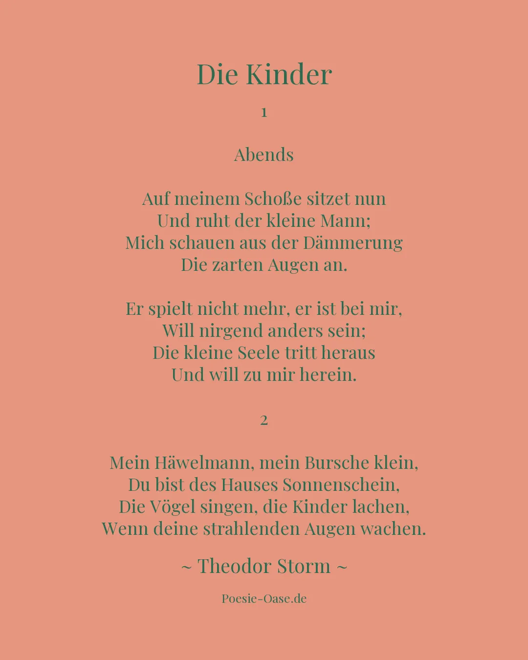 Illustration zu Die Kinder