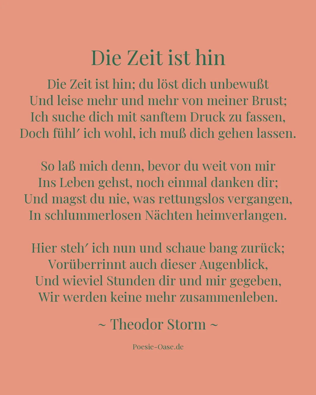 Illustration zu Die Zeit ist hin
