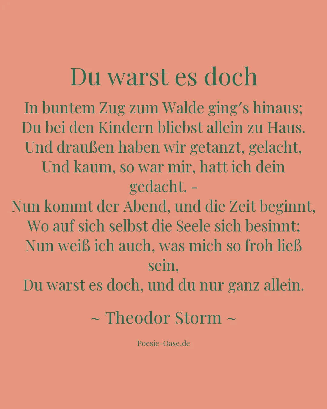 Illustration zu Du warst es doch