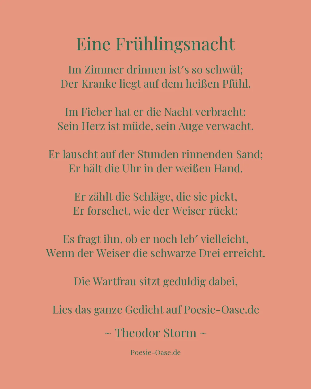 Illustration zu Eine Frühlingsnacht