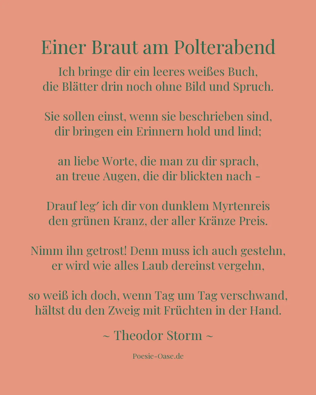 Illustration zu Einer Braut am Polterabend