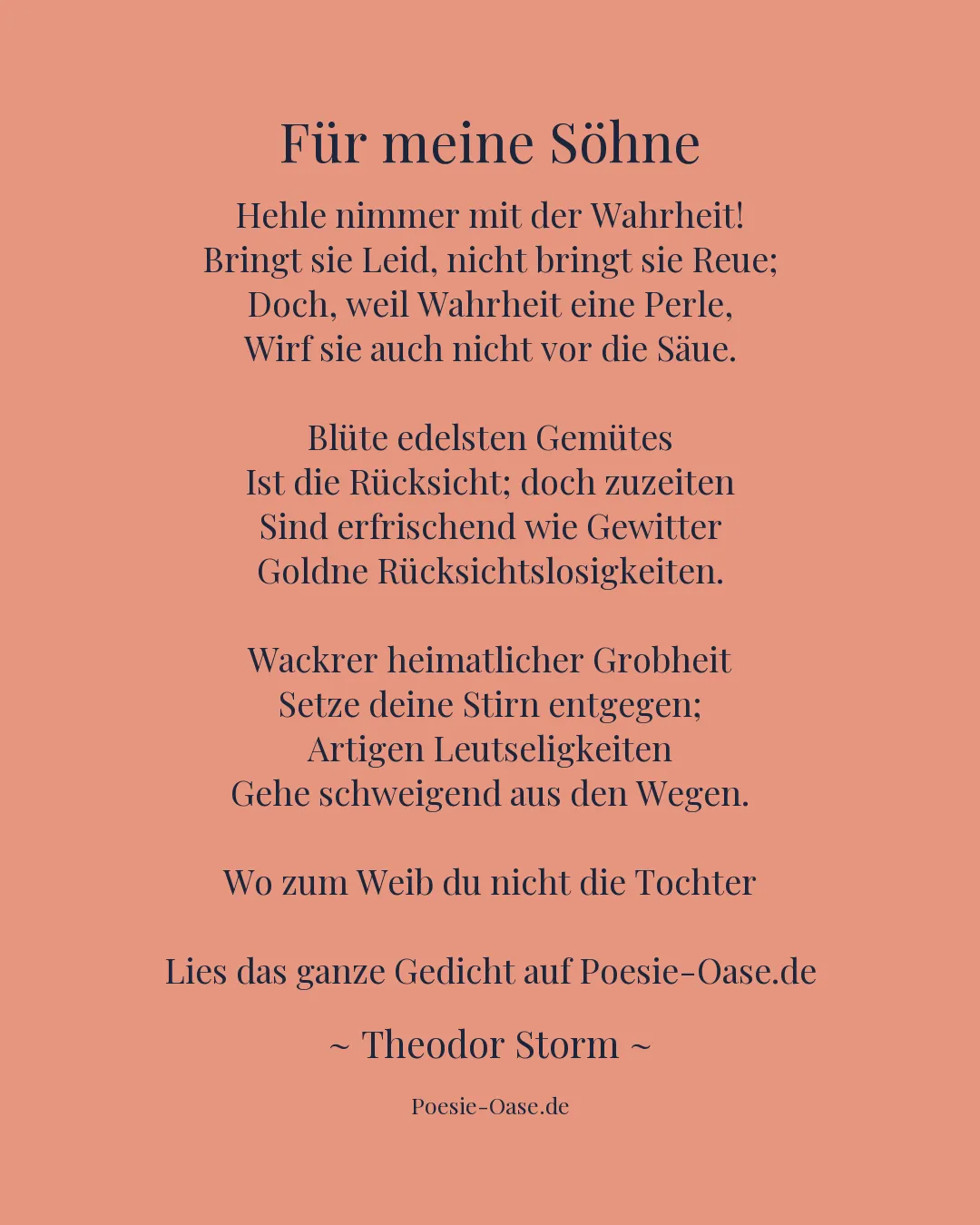 Illustration zu Für meine Söhne