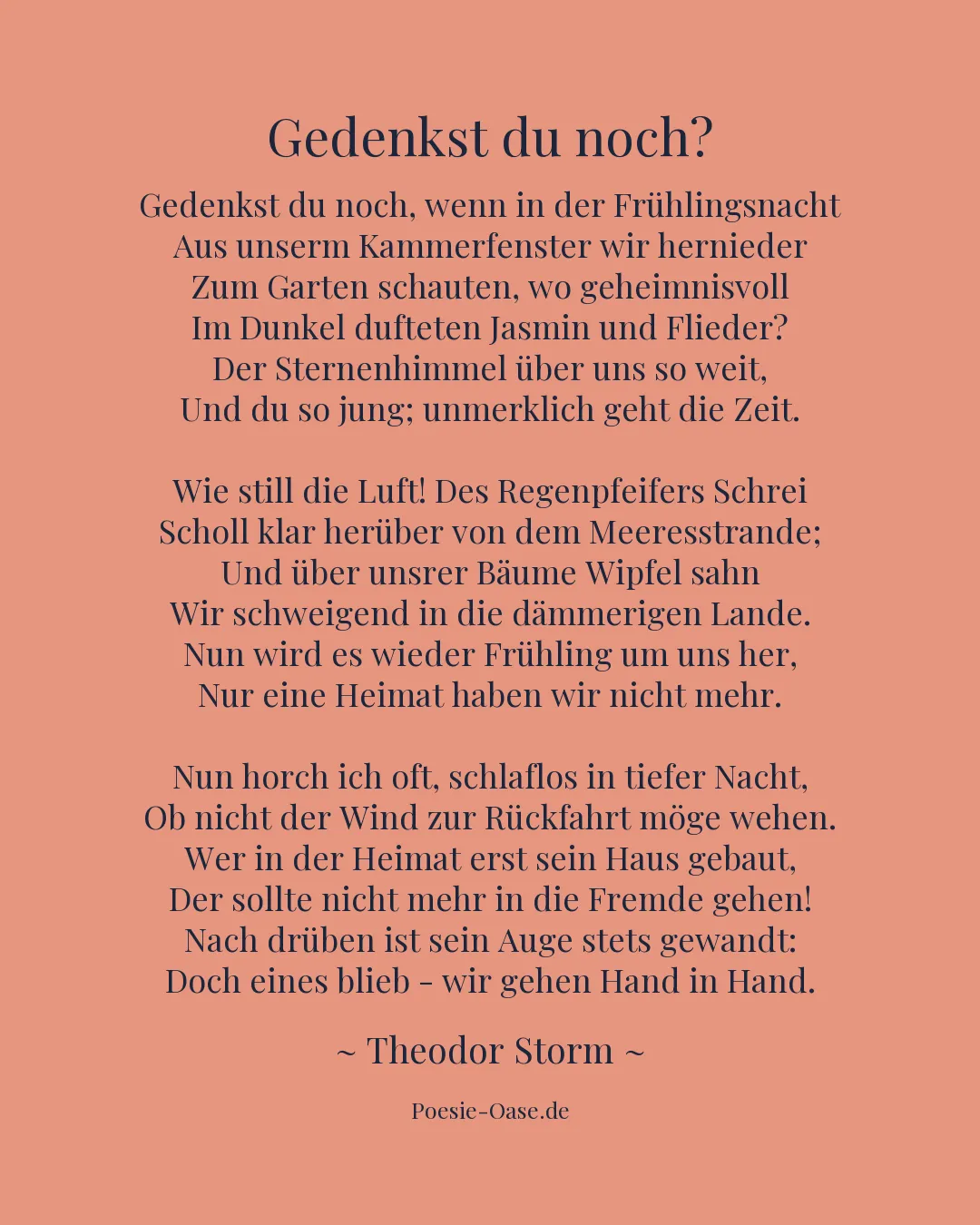 Illustration zu Gedenkst du noch?