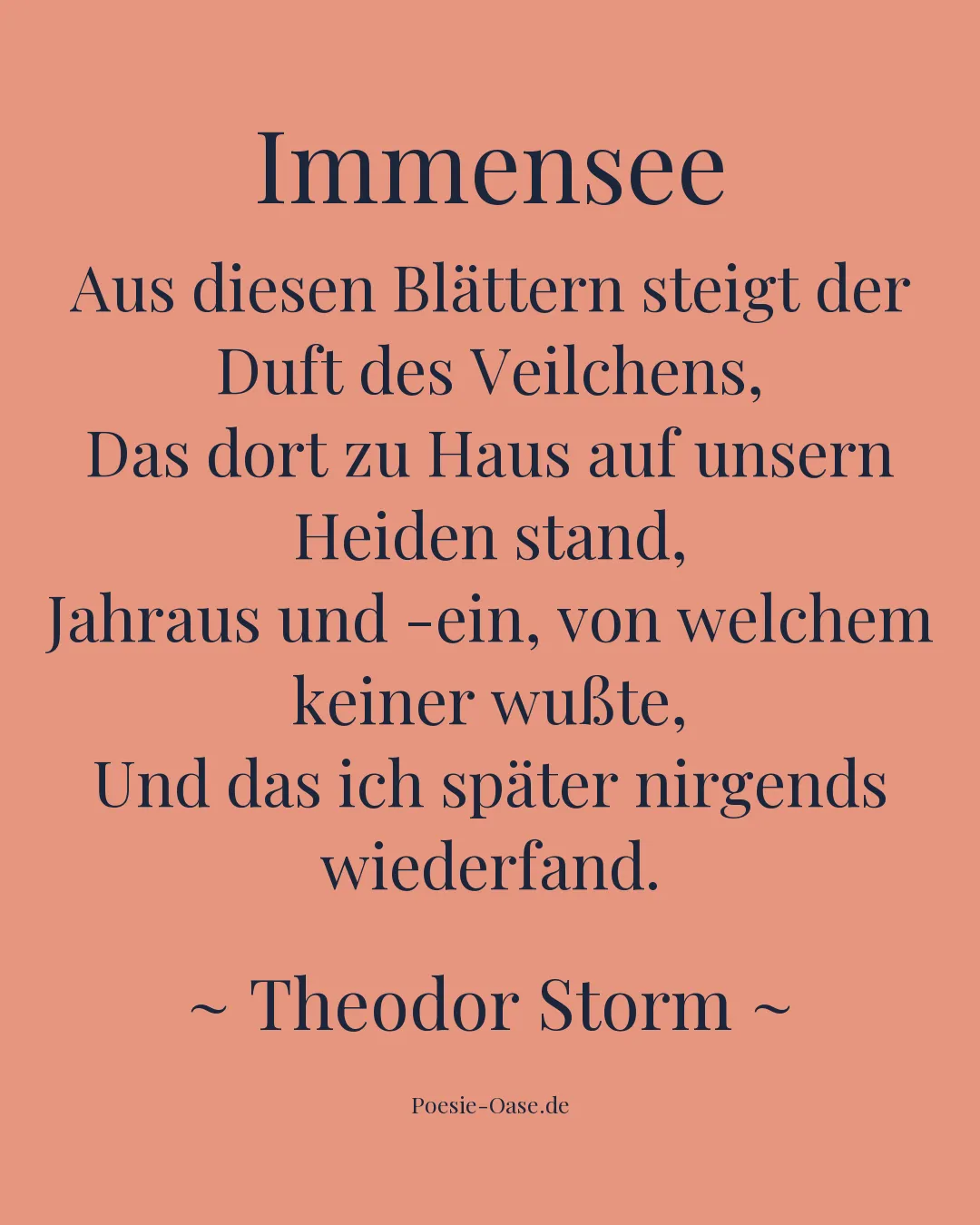 Illustration zu Immensee
