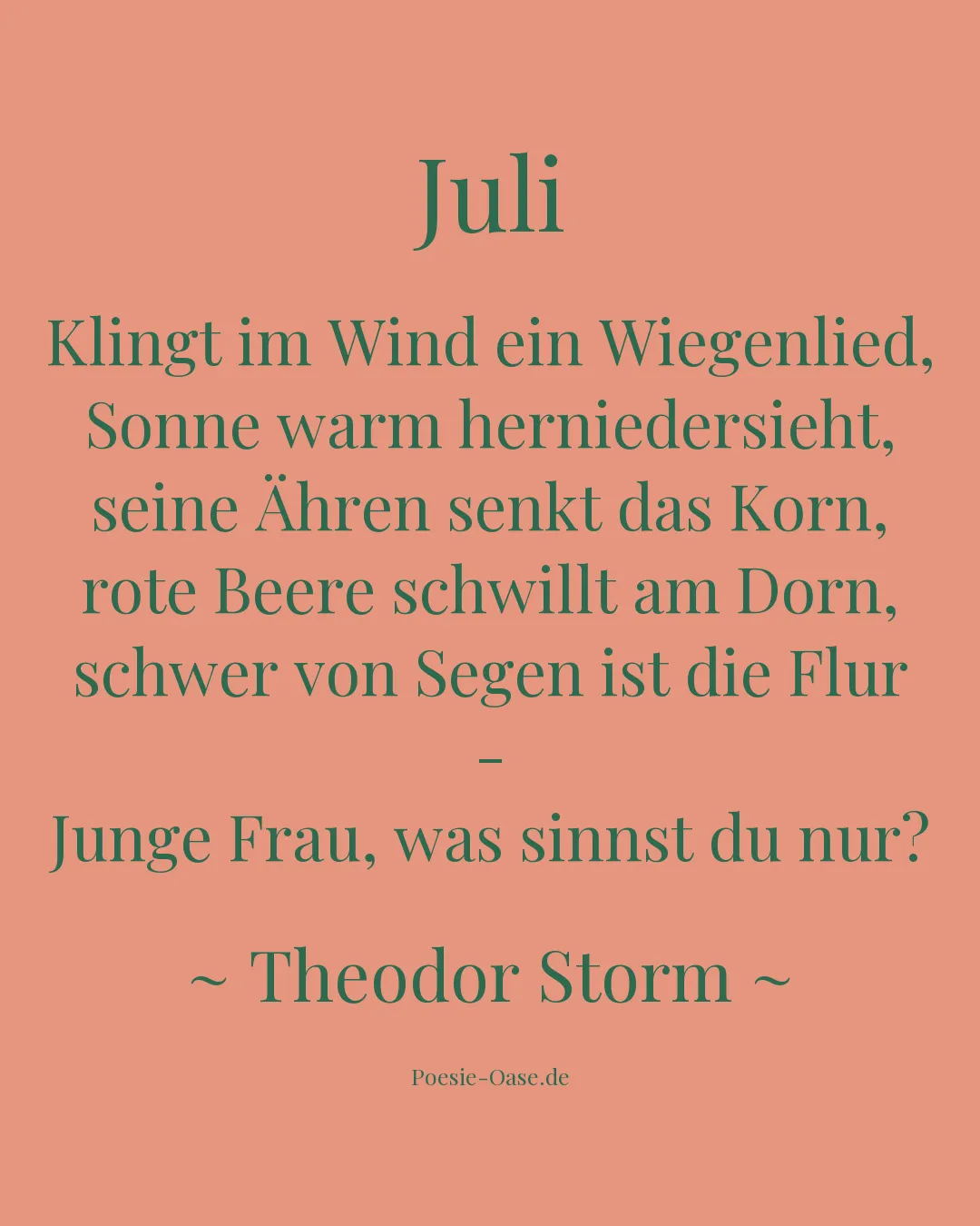Illustration zu Juli