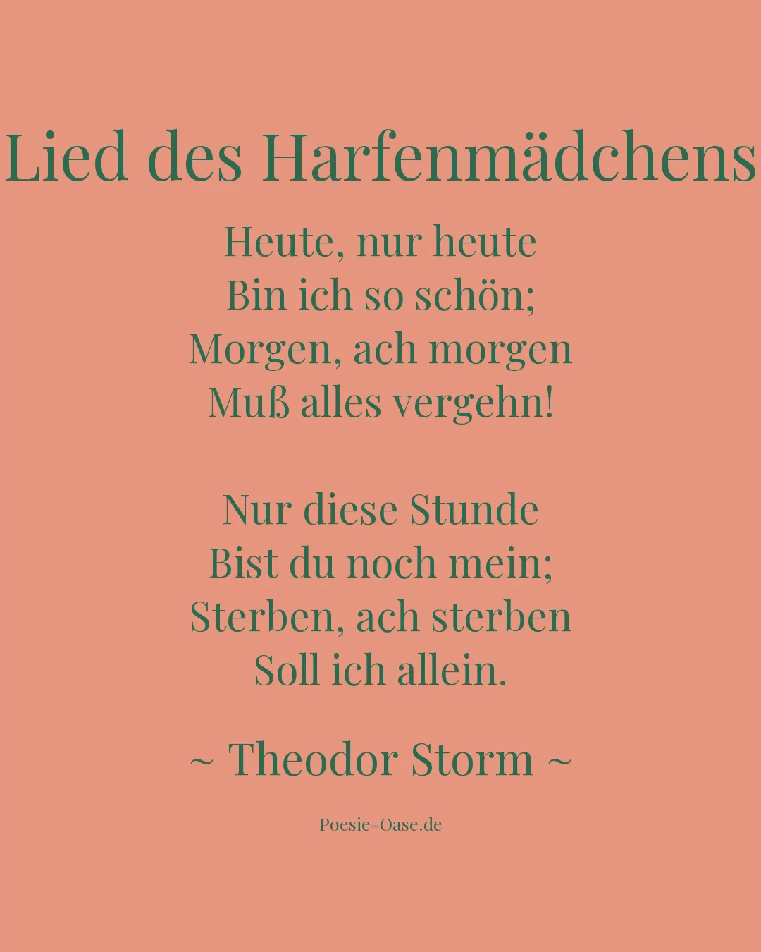 Illustration zu Lied des Harfenmädchens