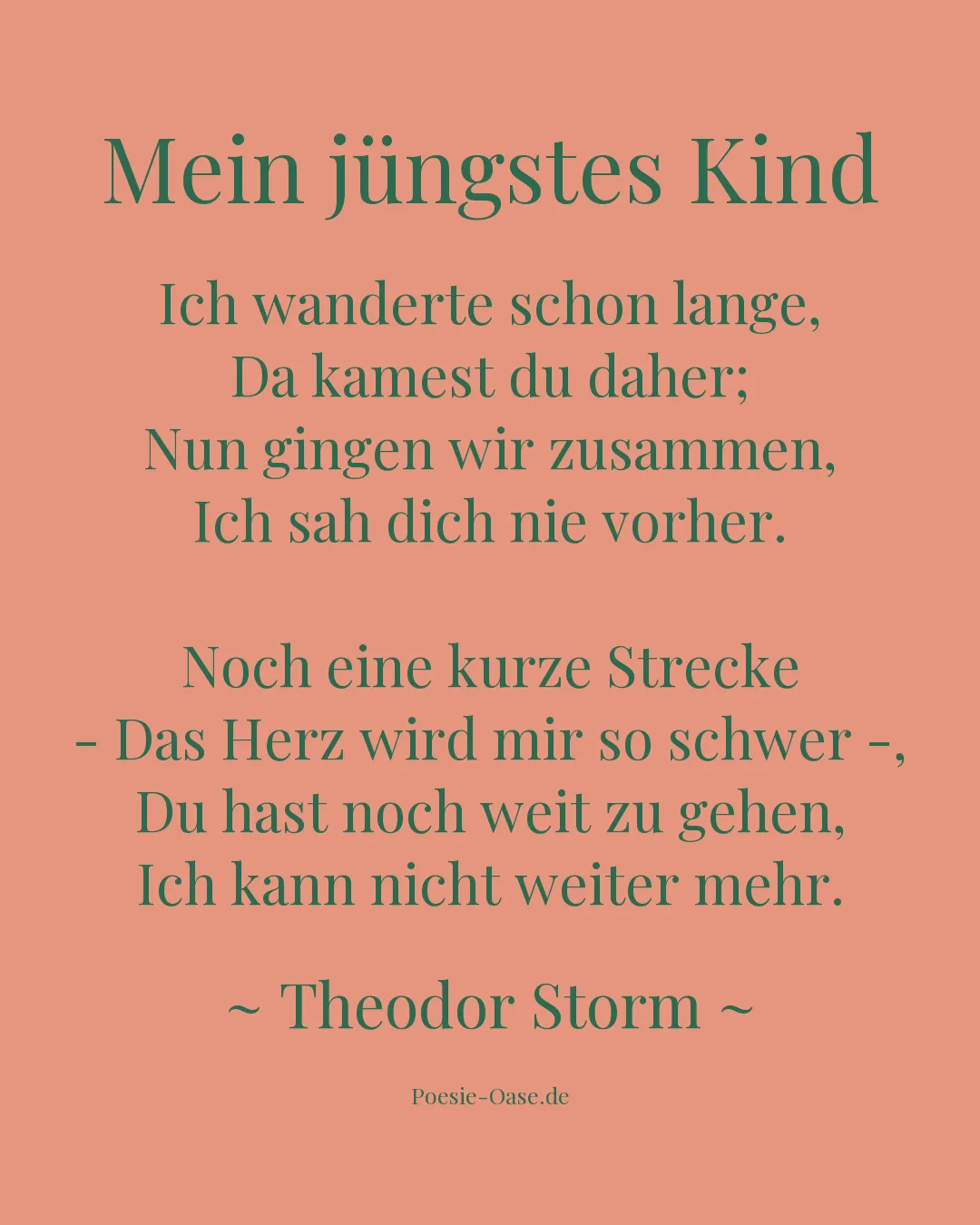 Illustration zu Mein jüngstes Kind