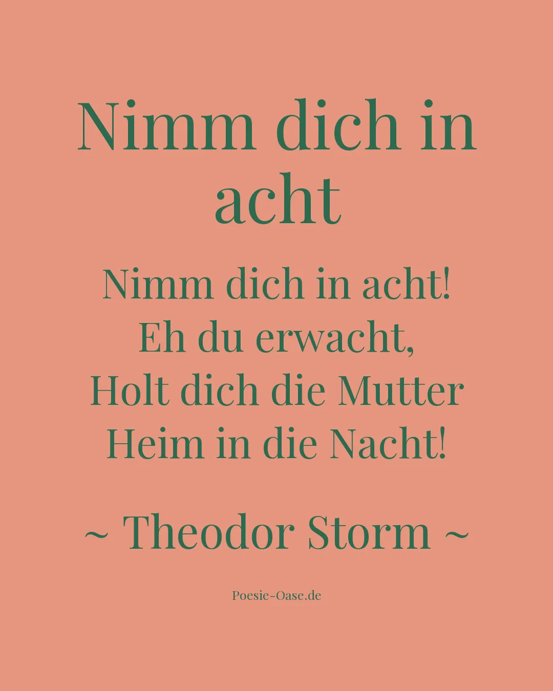 Illustration zu Nimm dich in acht