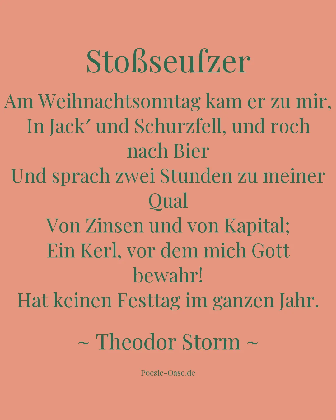 Illustration zu Stoßseufzer