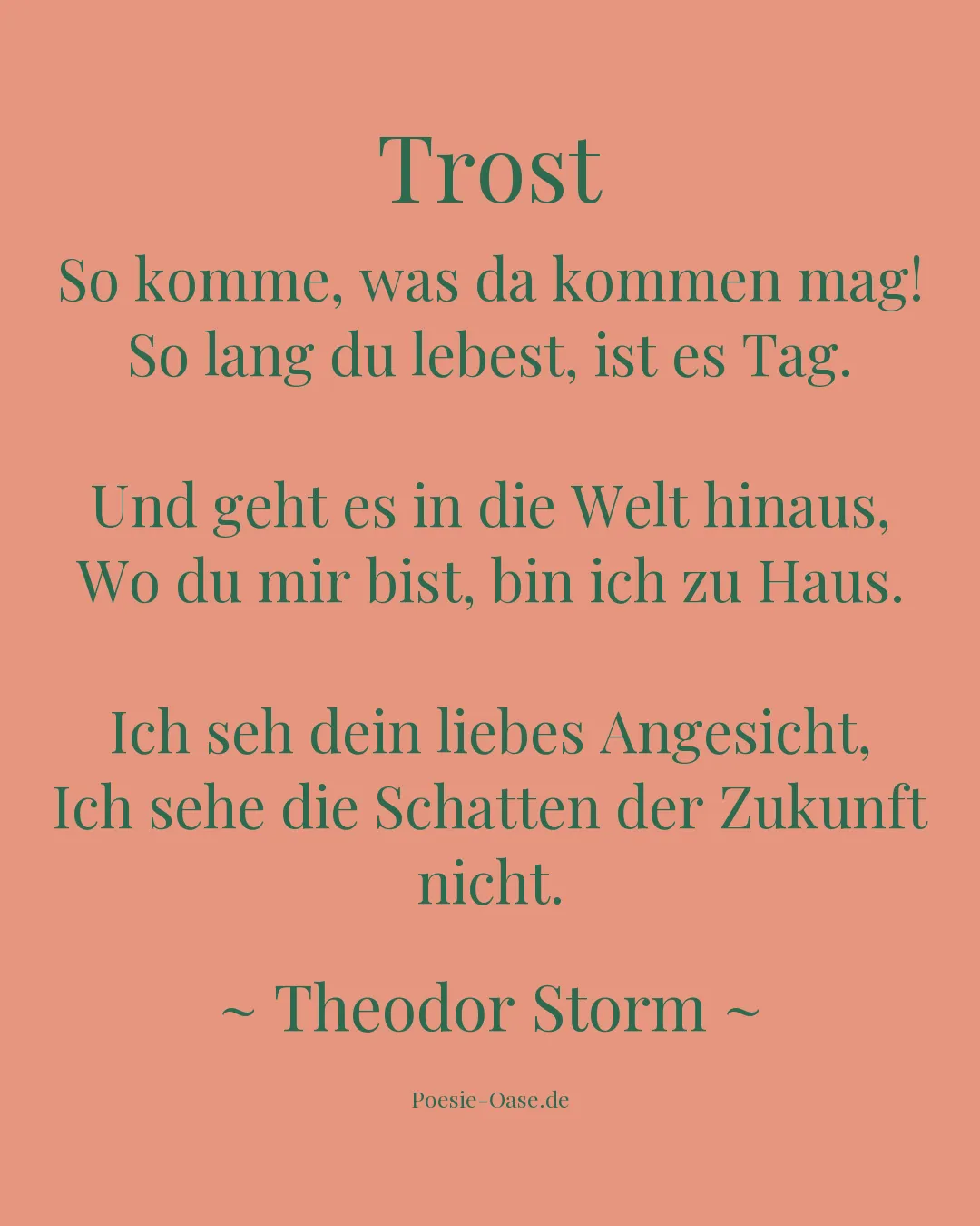 Illustration zu Trost