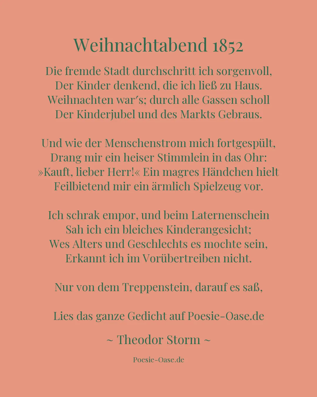 Illustration zu Weihnachtabend 1852
