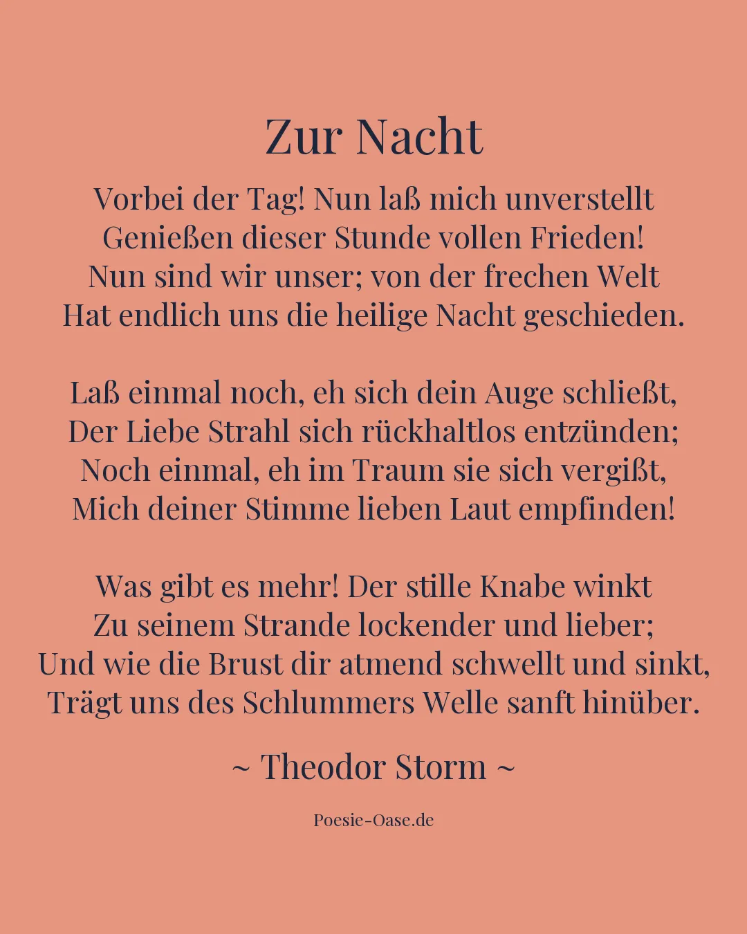 Illustration zu Zur Nacht