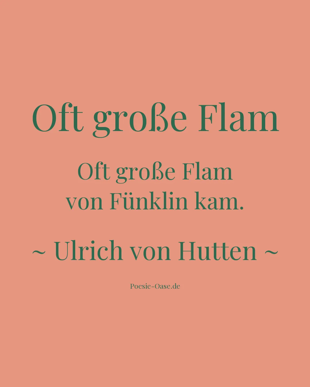 Illustration zu Oft große Flam