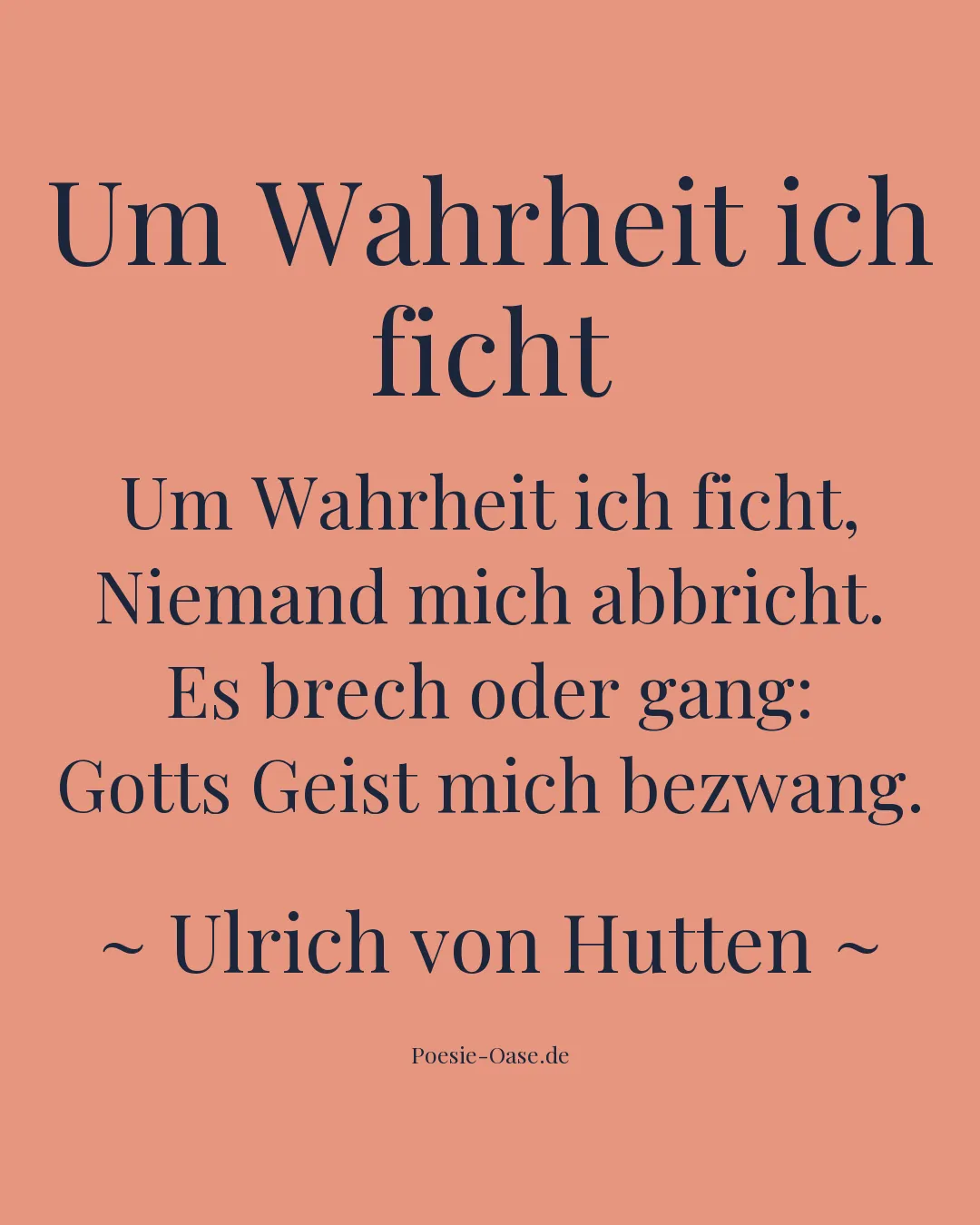 Illustration zu Um Wahrheit ich ficht