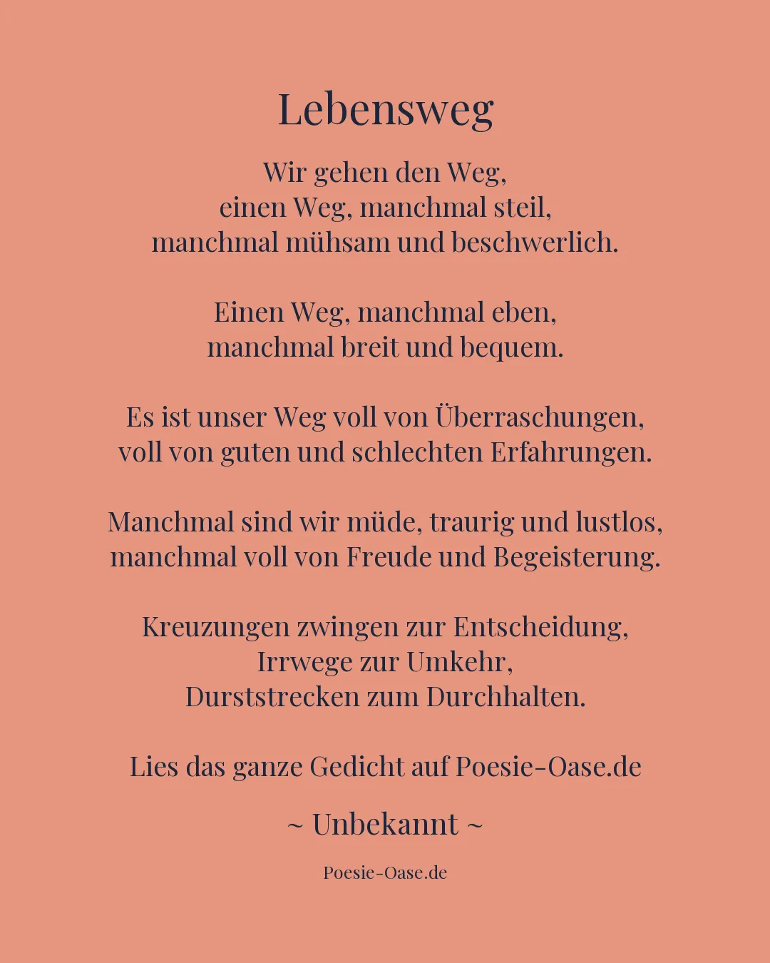 Illustration zu Lebensweg