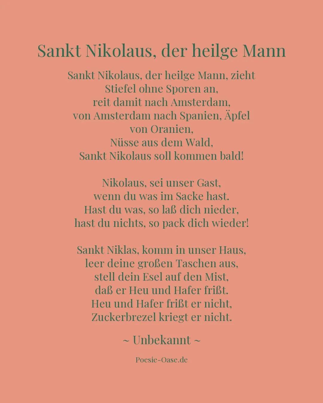 Illustration zu Sankt Nikolaus, der heilge Mann