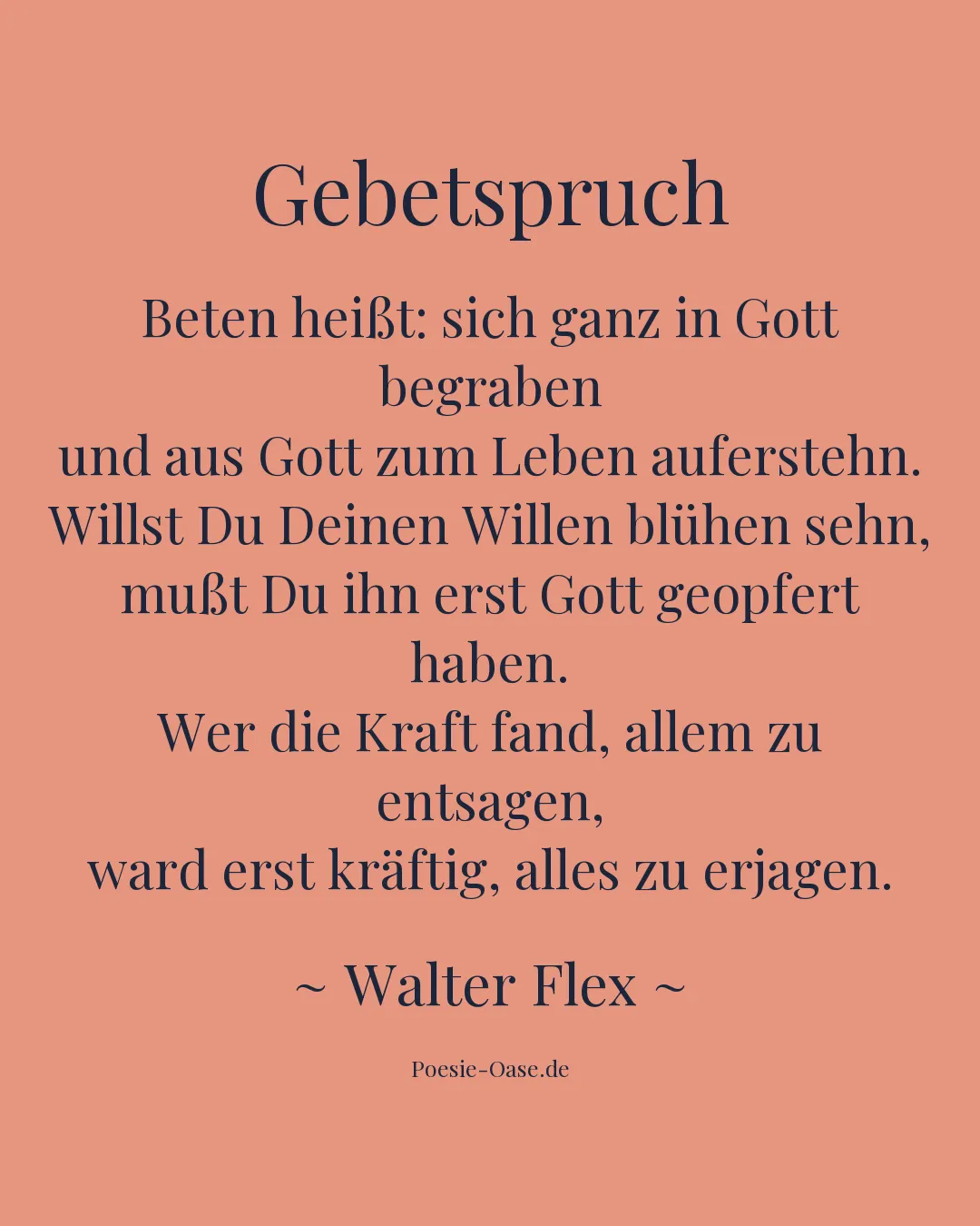 Illustration zu Gebetspruch