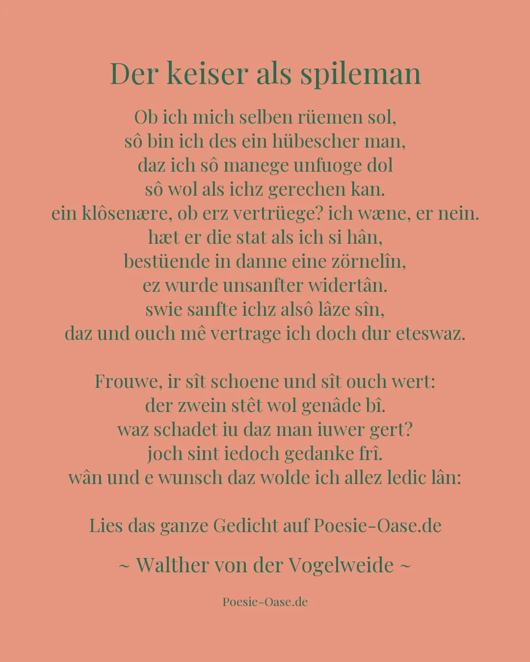 Illustration zu Der keiser als spileman