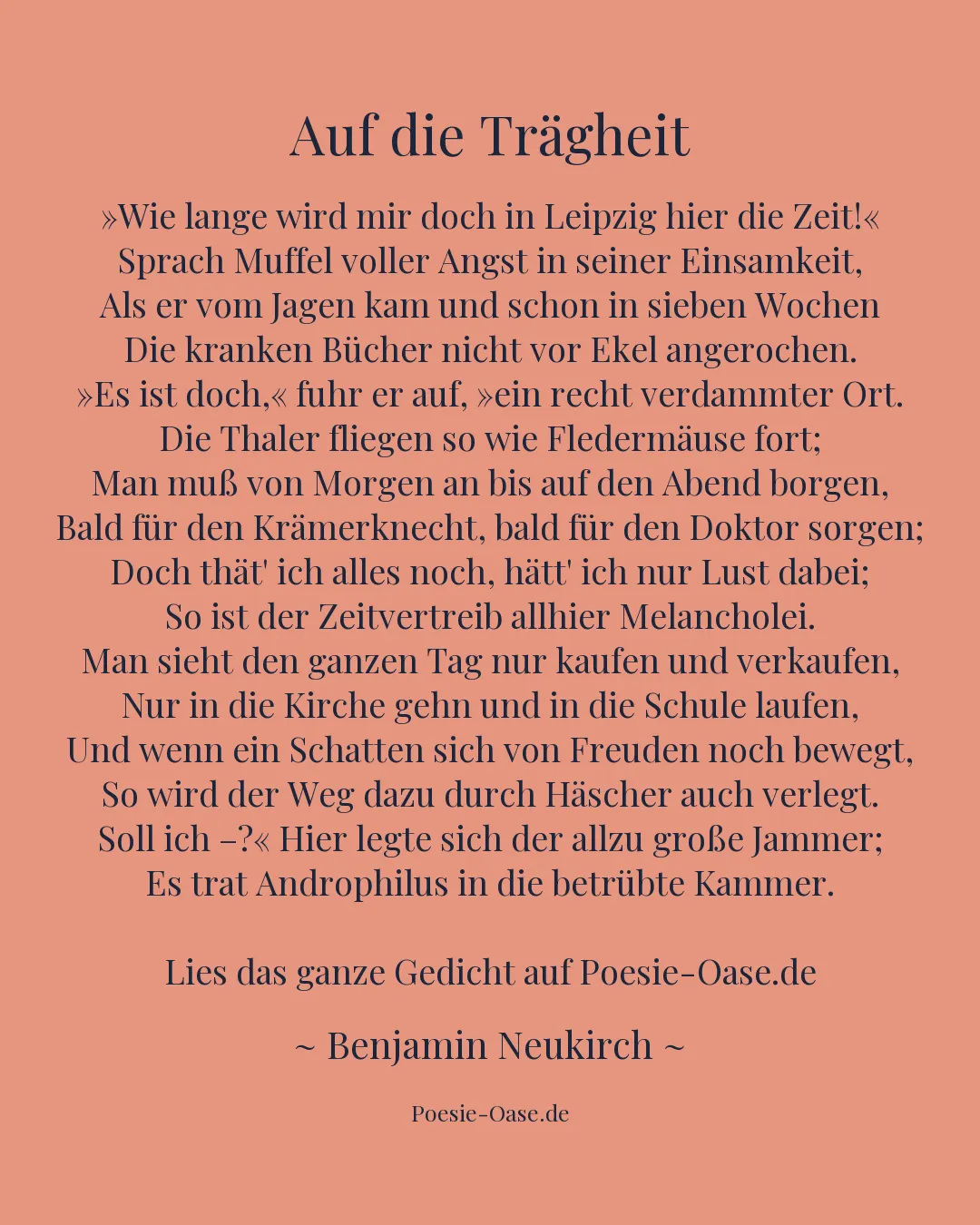 Illustration zu Auf die Trägheit
