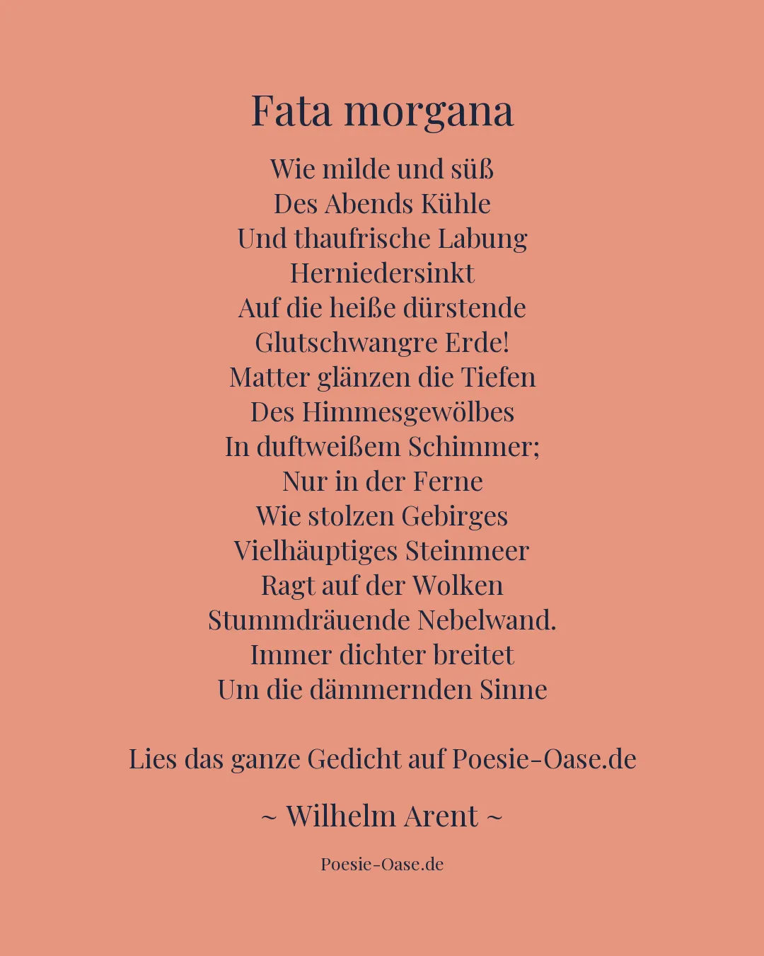 Illustration zu Fata morgana