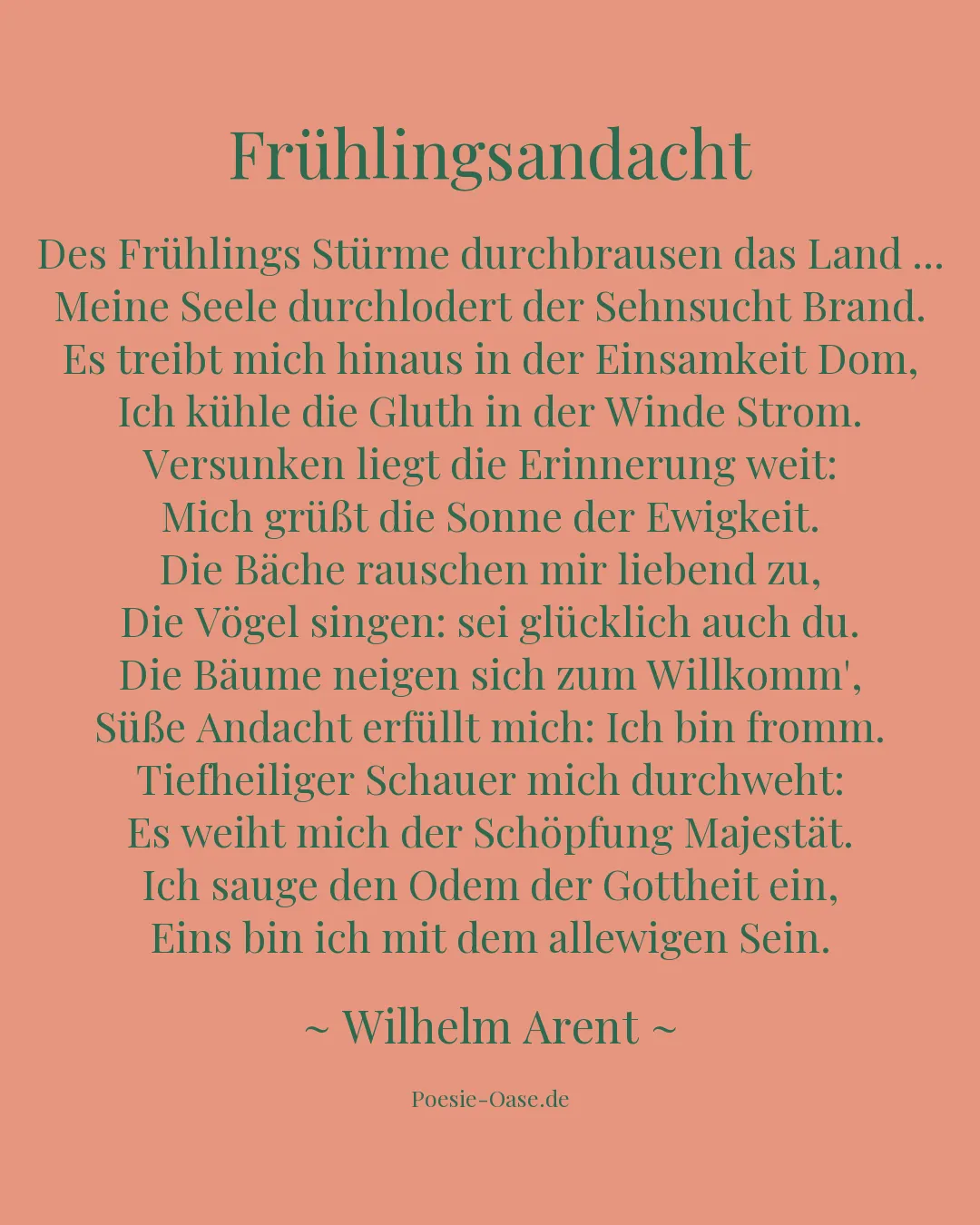 Illustration zu Frühlingsandacht