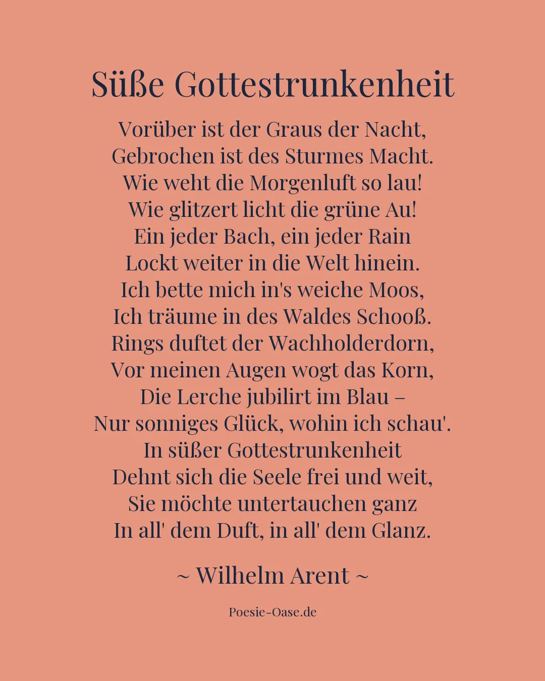 Illustration zu Süße Gottestrunkenheit