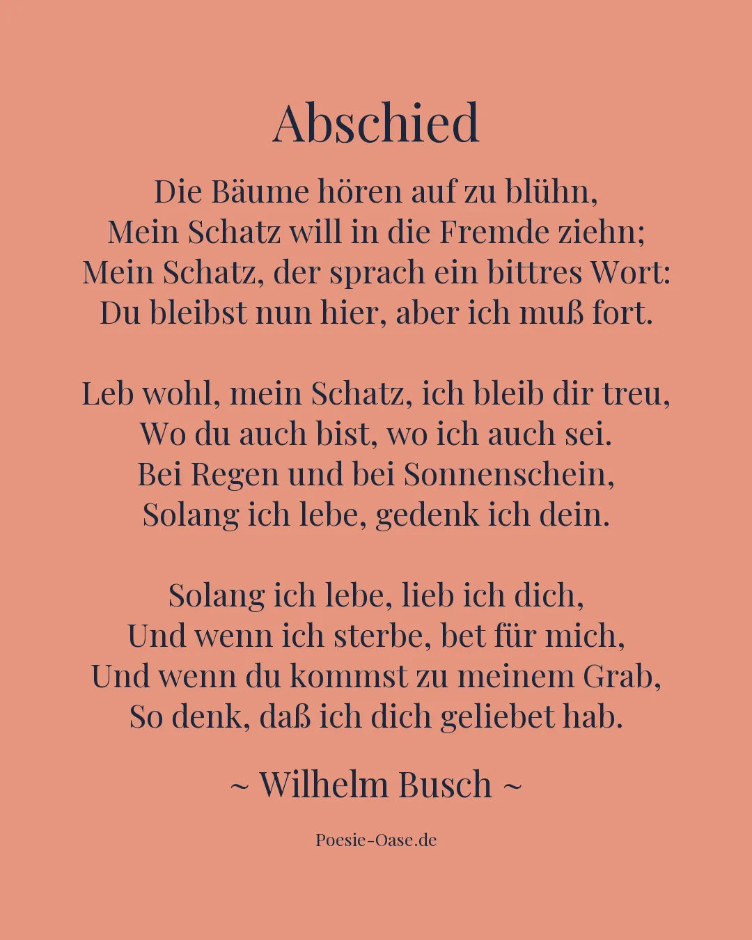 Illustration zu Abschied